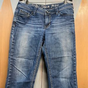 Esprit 94107 Denim Capris with Cuff Size 30